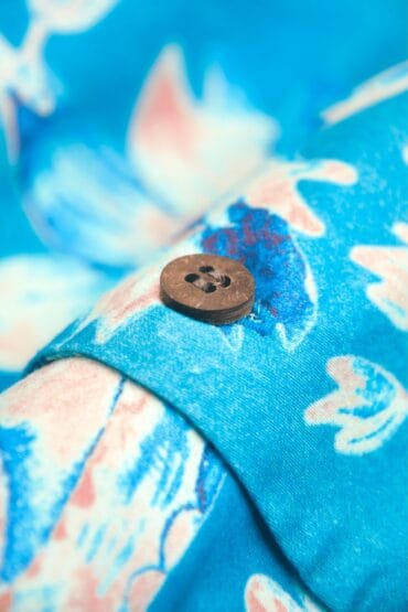 Paisley Print Blue Shirt for Men