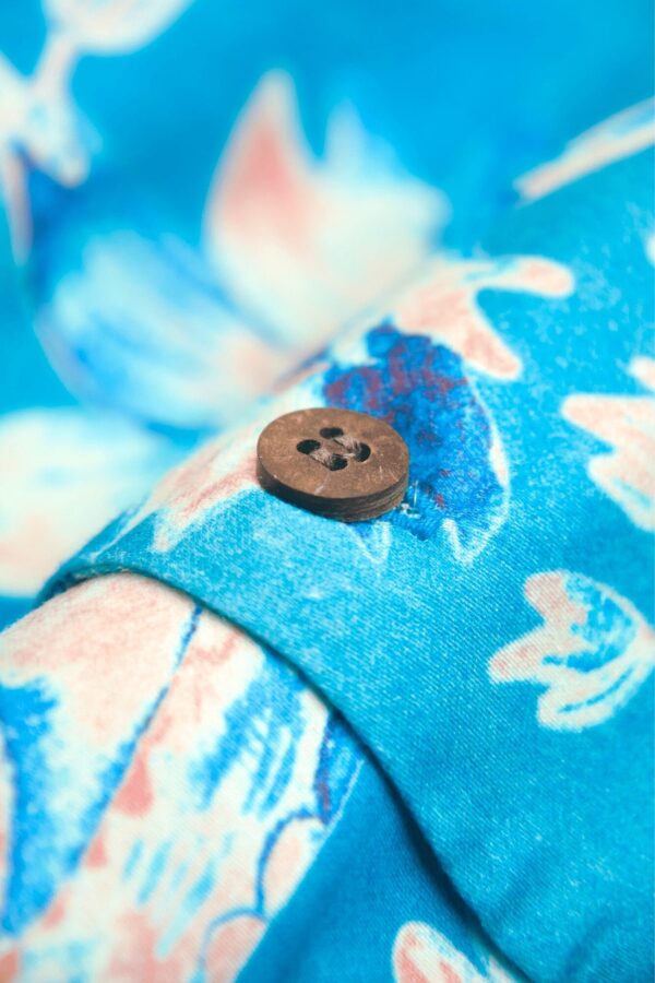 Paisley Print Blue Shirt for Men