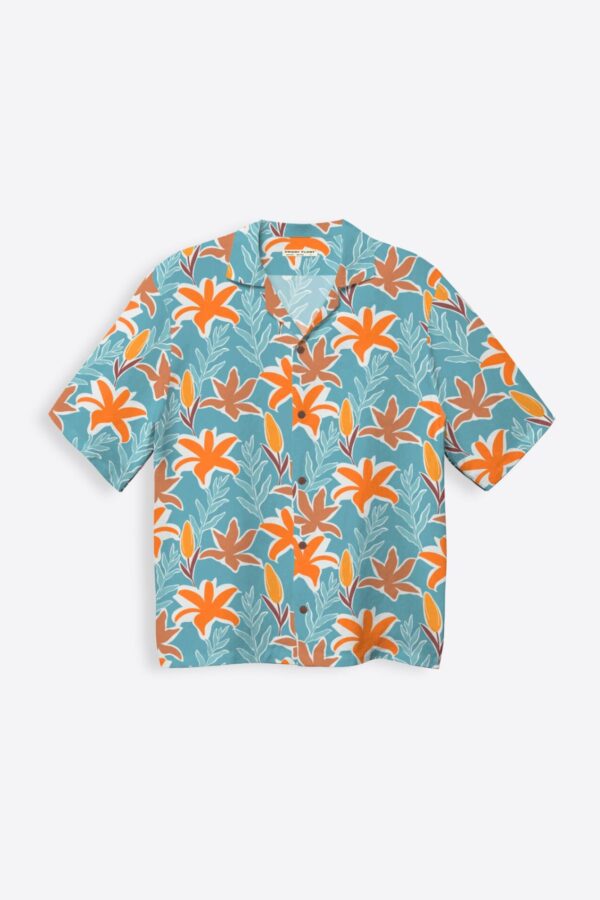 Floral Print Men's Shirt