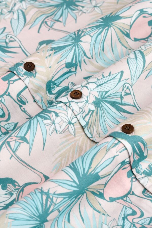 Flamingo Print Shirt for Men