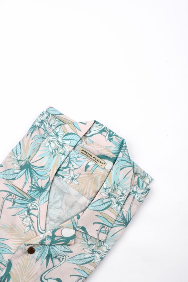 Flamingo Print Shirt for Men
