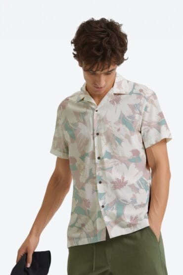 Floral Print Men's Shirt