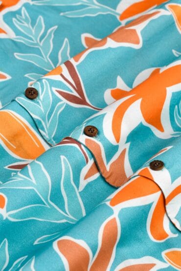 Floral Print Men's Shirt