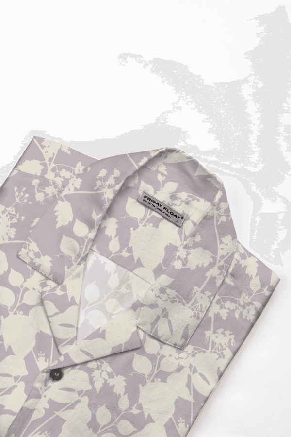Foliage Print Men's Shirt