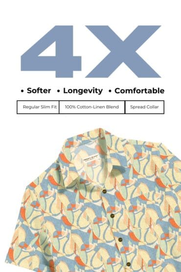 Abstract Print Shirt for Men