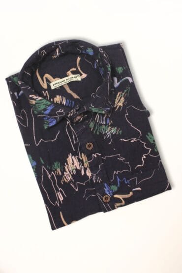 Abstract Art Drawing Men's Printed Shirt