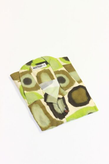 Geometric Abstract Print Beach Shirt