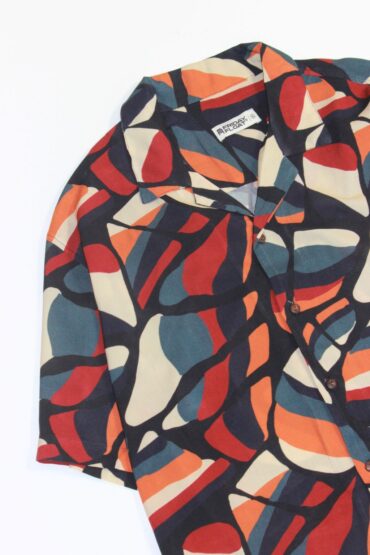 Brown Printed Men's Shirt