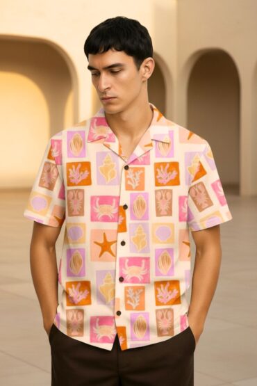 Star Fish Men's Printed Shirt