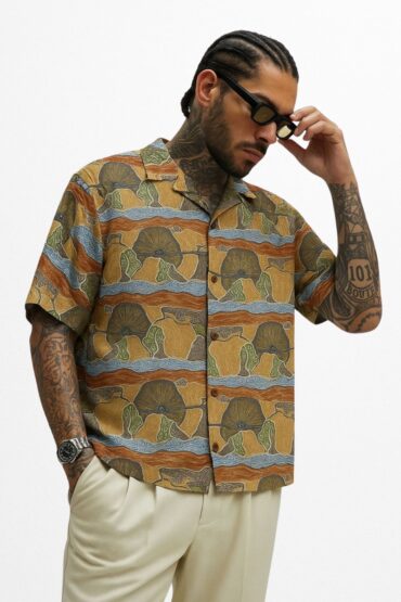 Cuban Print Shirt for Men
