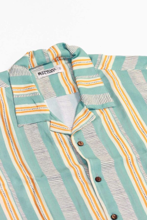Blue Stripe Shirt Men