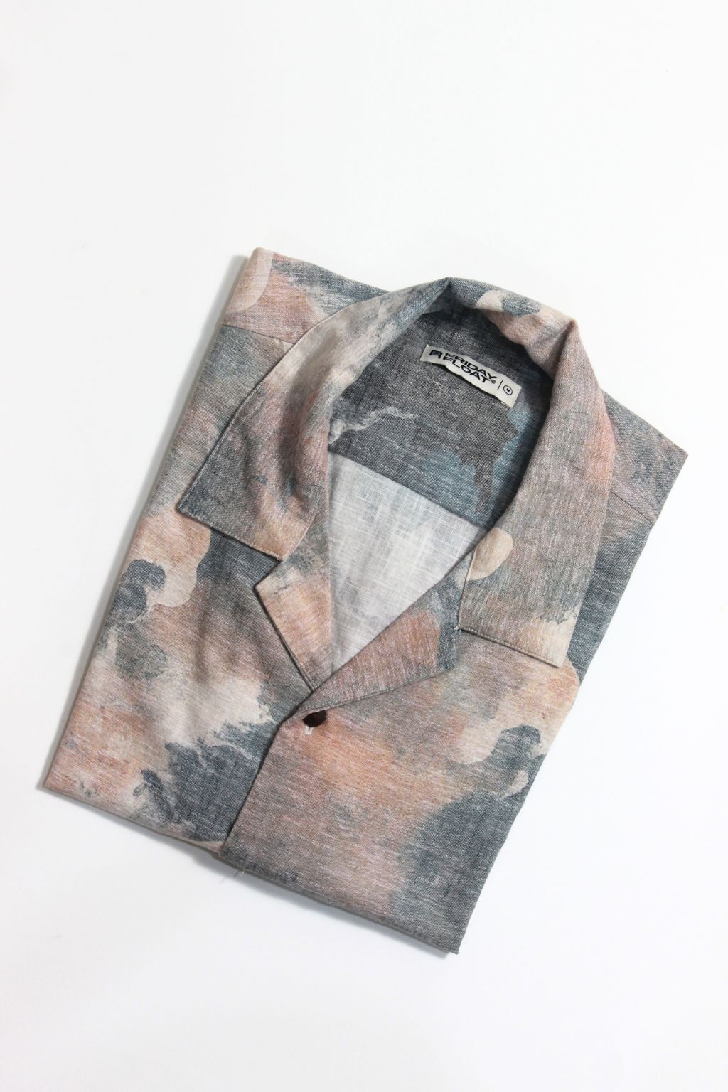Friday Float Rugged Camouflage Cuban Collar Shirt - Image 4
