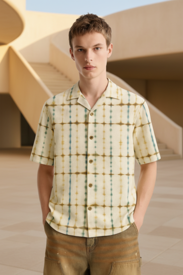 Friday Float Tie-Dye Camp Collar Shirt