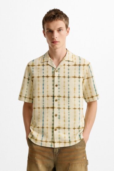 Friday Float Tie-Dye Camp Collar Shirt