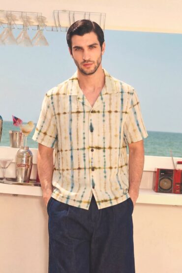 Friday Float Tie-Dye Camp Collar Shirt