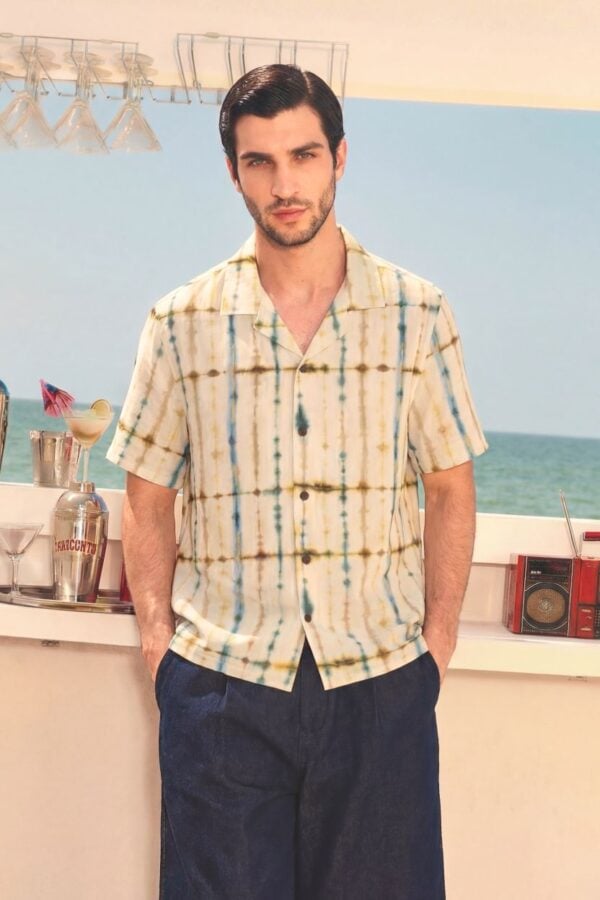 Friday Float Tie-Dye Camp Collar Shirt
