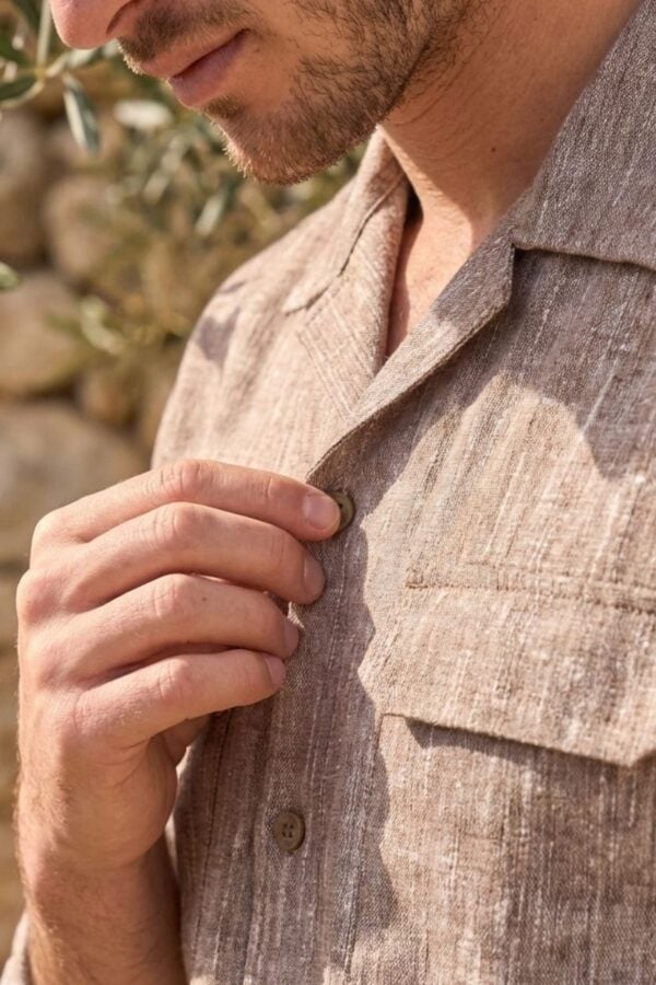 The Mojave Mocha Khadi Shirt