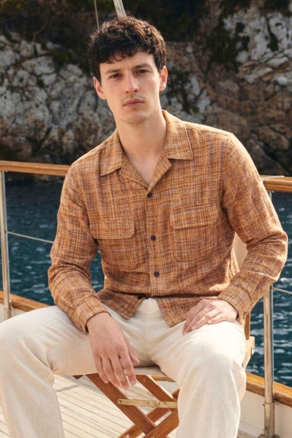 The Marrakesh Sunset Khadi Shirt