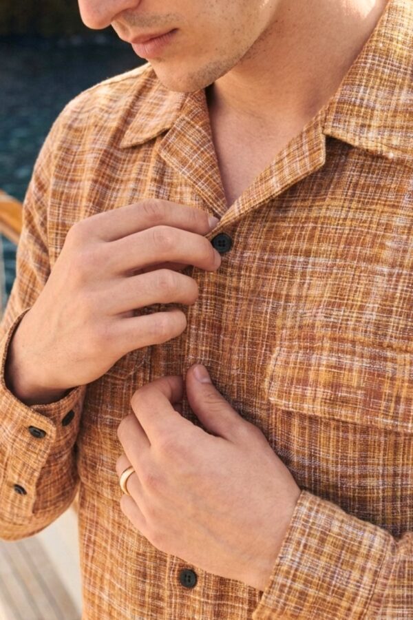 The Marrakesh Sunset Khadi Shirt