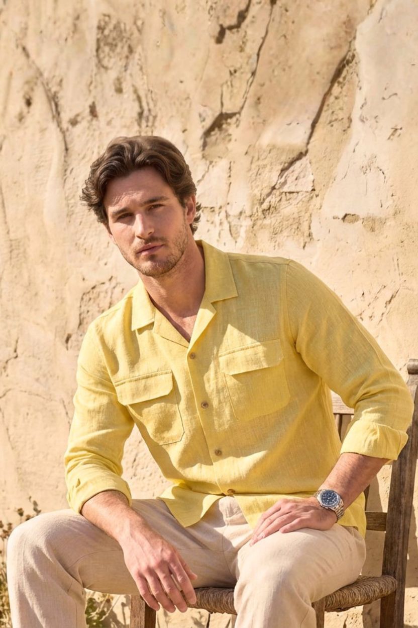 The Amalfi Lemon Khadi Shirt - Image 2