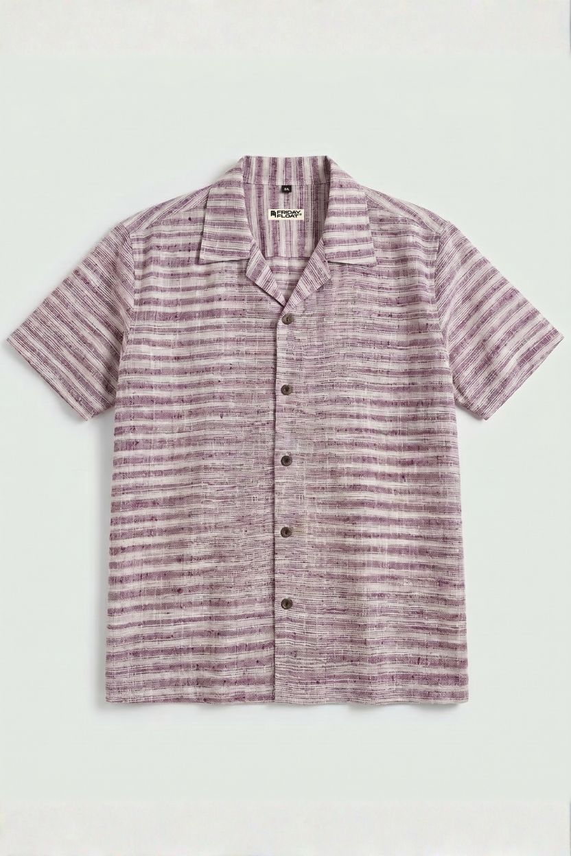 The Dusky Plum Khadi Shirt - Image 5