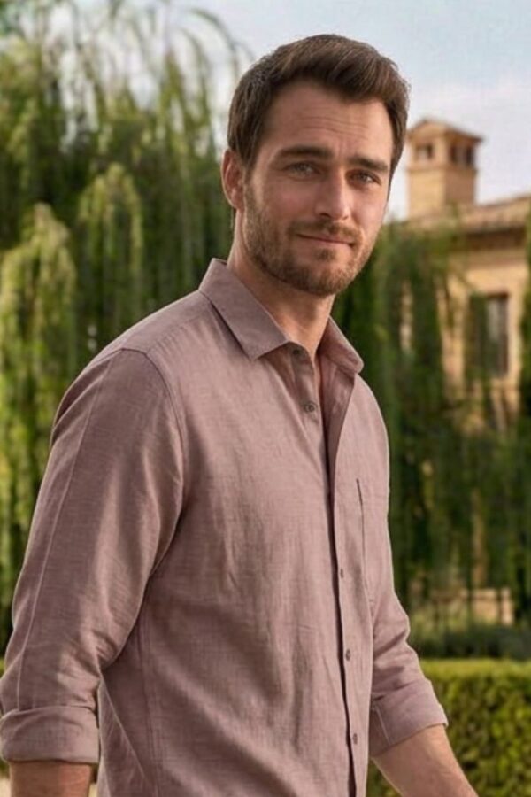 The Tuscan Rose Lyocell-Cotton Shirt