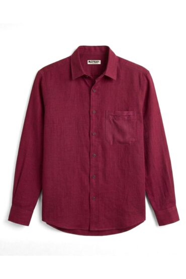 The Havana Berry Cotton-Linen Shirt