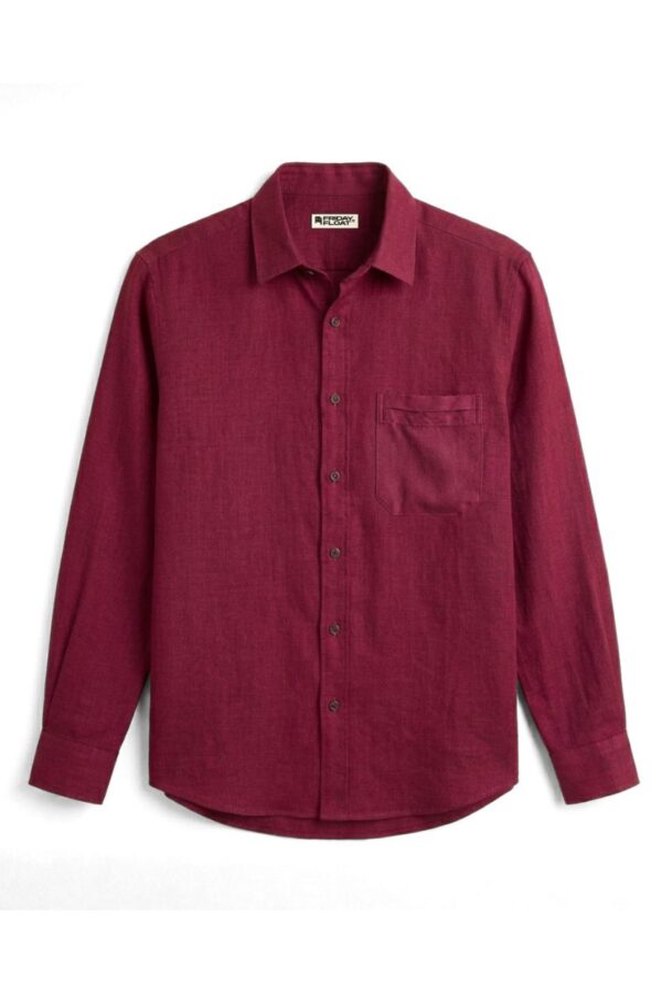 The Havana Berry Cotton-Linen Shirt