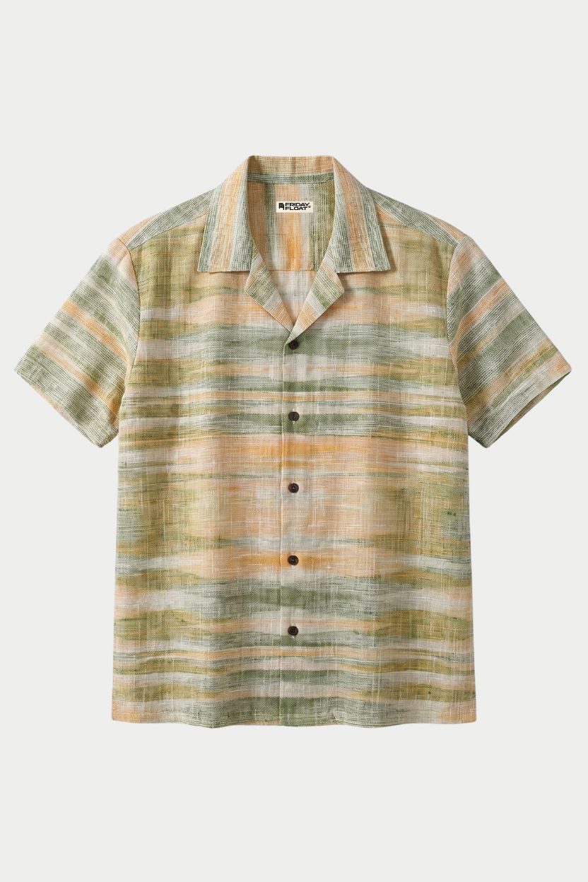 The Tropics Watercolor Khadi Shirt - Image 6