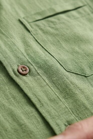 The Canopy Sage Cotton-Linen Shirt