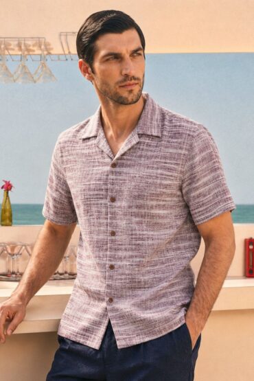 The Dusky Plum Khadi Shirt