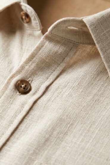 The Coconut Cream Cotton-Linen Shirt