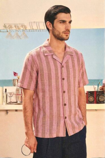 The Havana Sunset Khadi Shirt