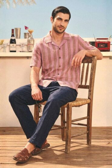 The Havana Sunset Khadi Shirt