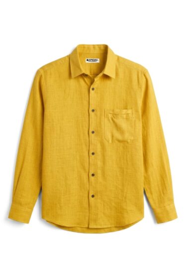 The Golden Palm Cotton-Linen Shirt