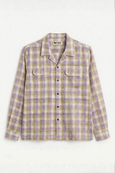 The Lavender Haze Plaid Khadi Shirt