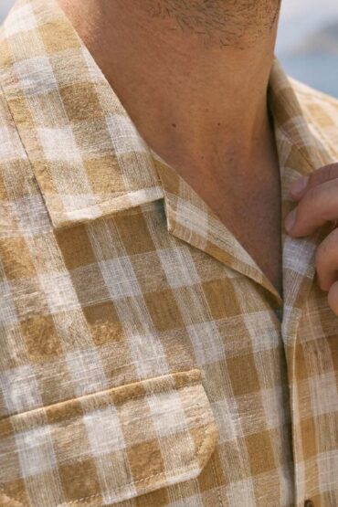 The Dune Check Khadi Shirt