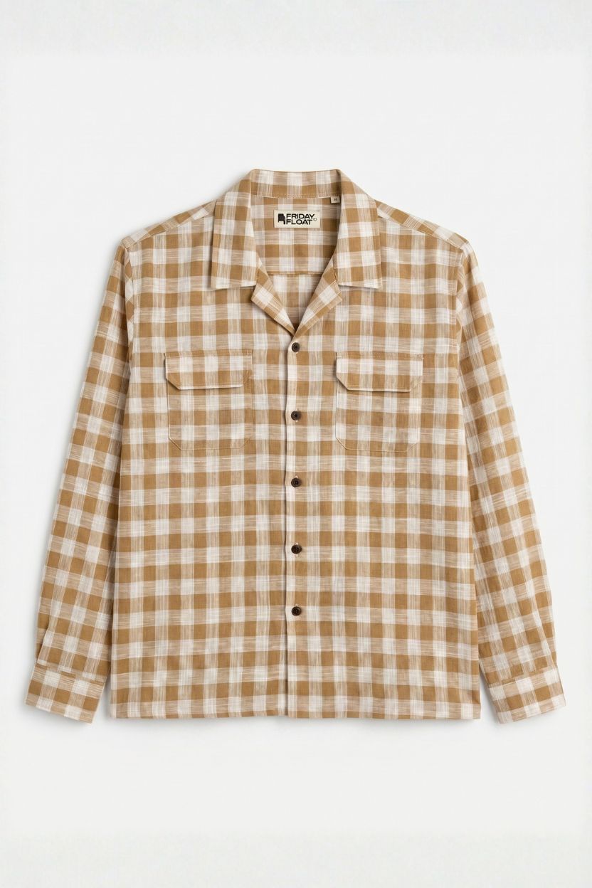 The Dune Check Khadi Shirt - Image 4