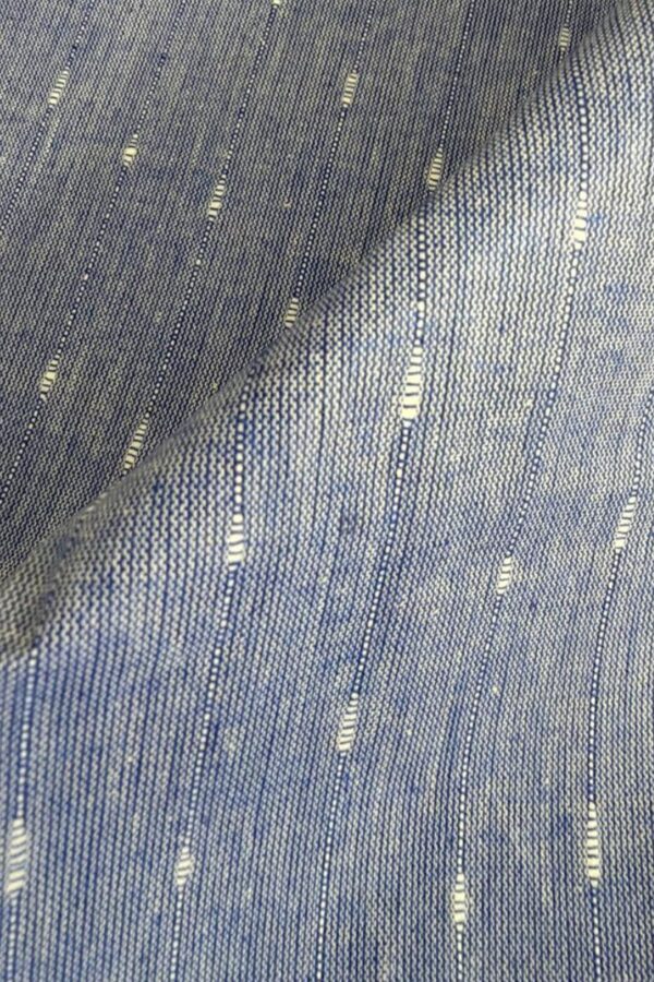 The Ocean Slub Stripe Khadi Shirt