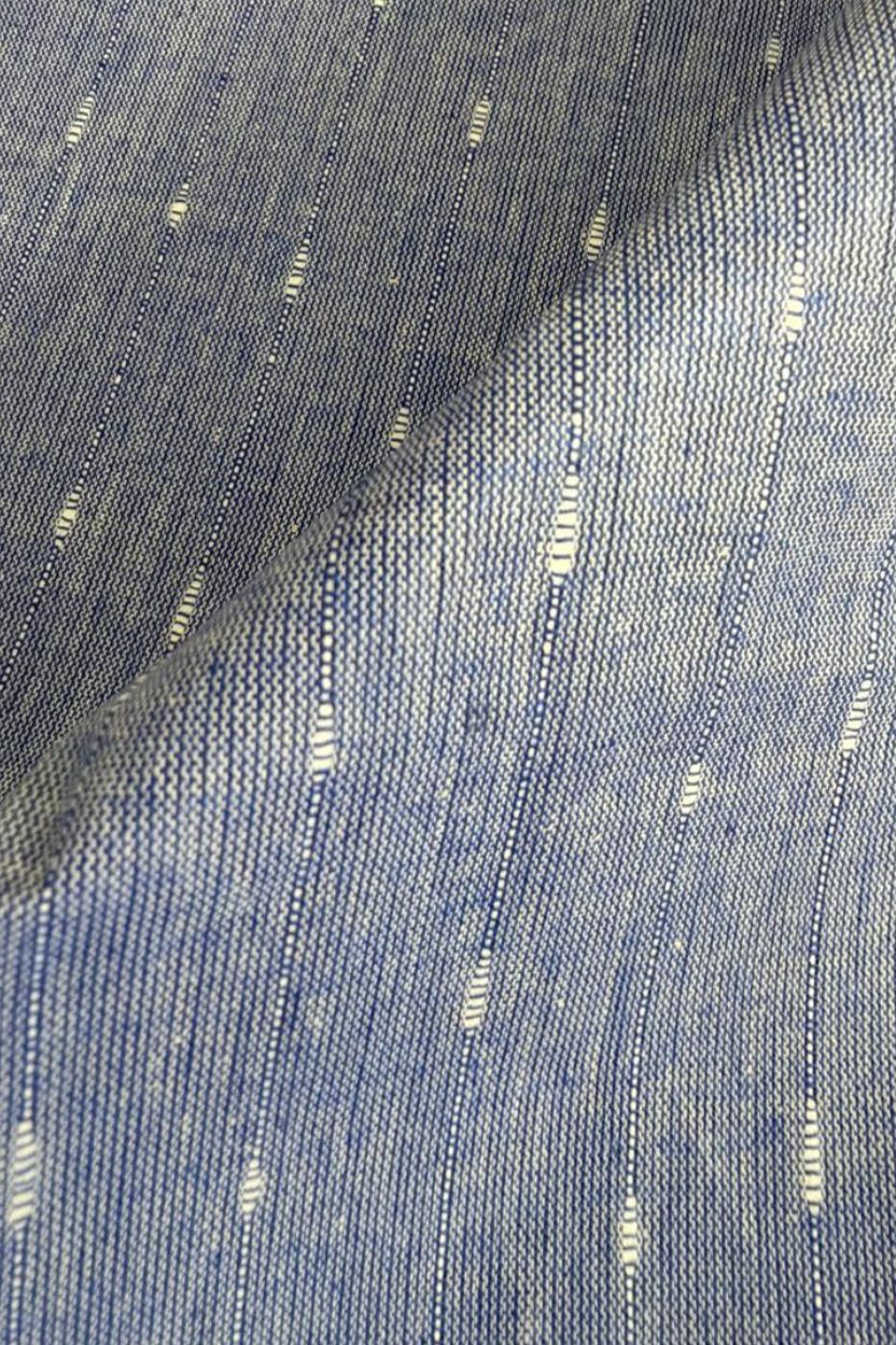 The Ocean Slub Stripe Khadi Shirt - Image 5