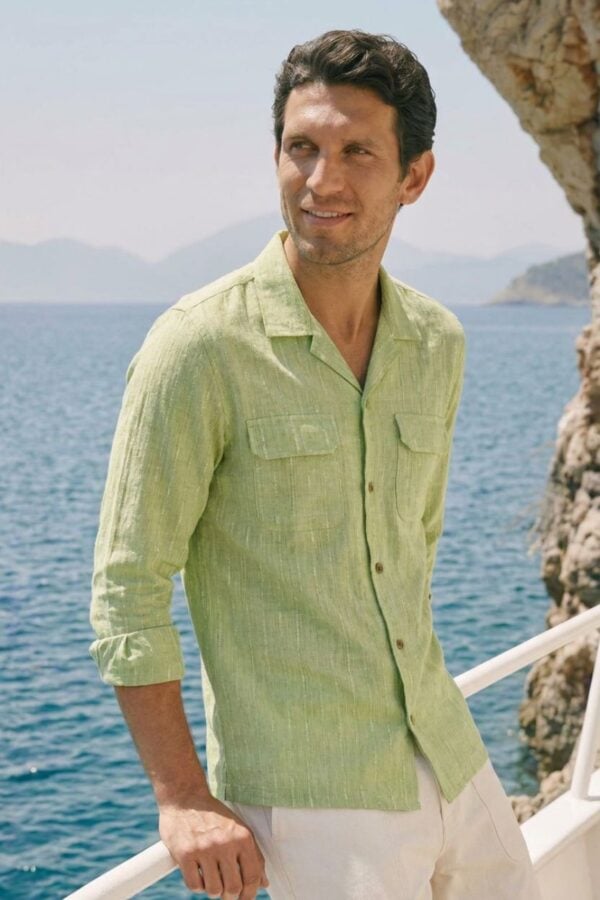 The Meadow Stripe Khadi Shirt