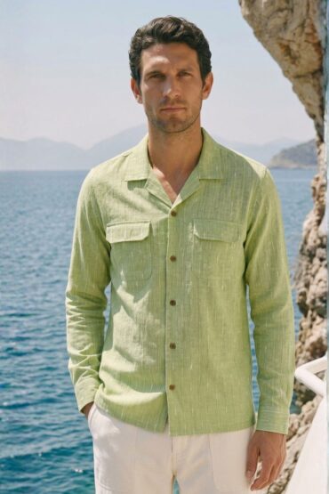 The Meadow Stripe Khadi Shirt