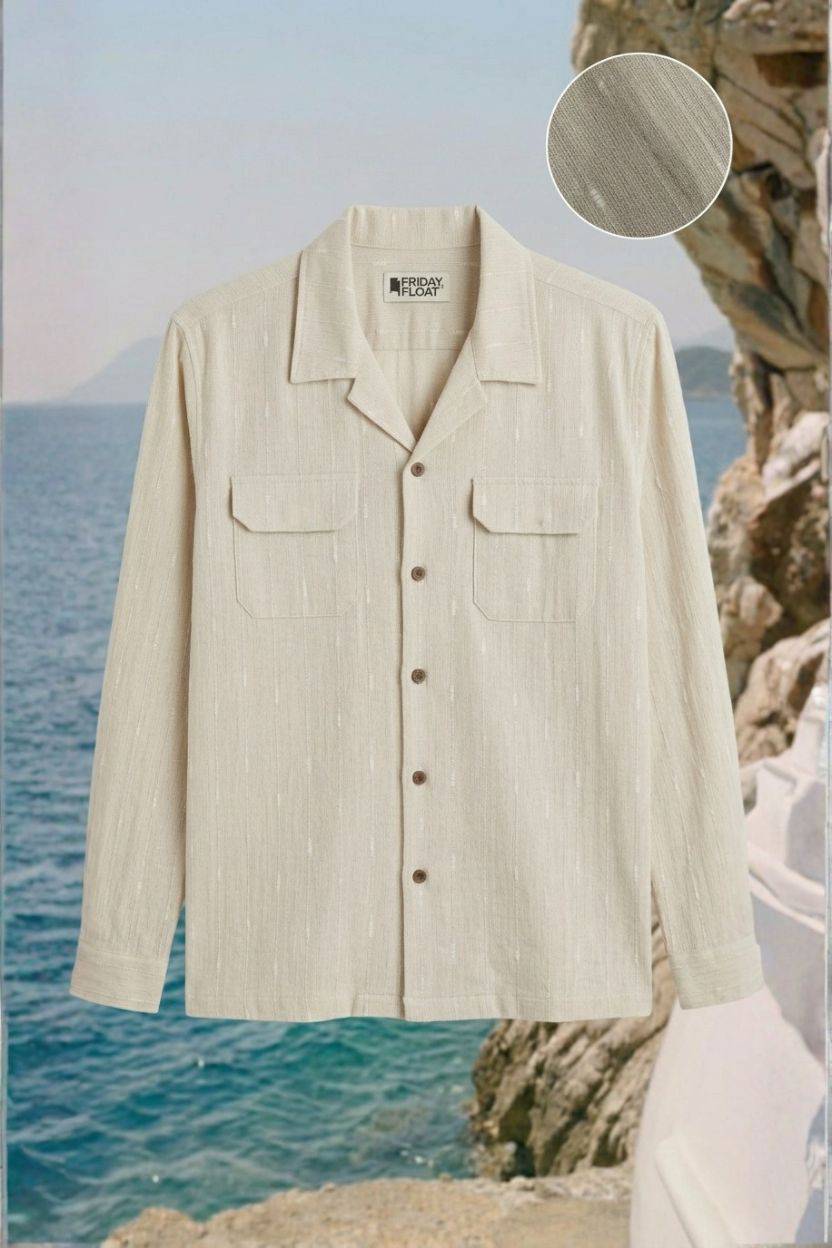 The Natural Sand Khadi Shirt