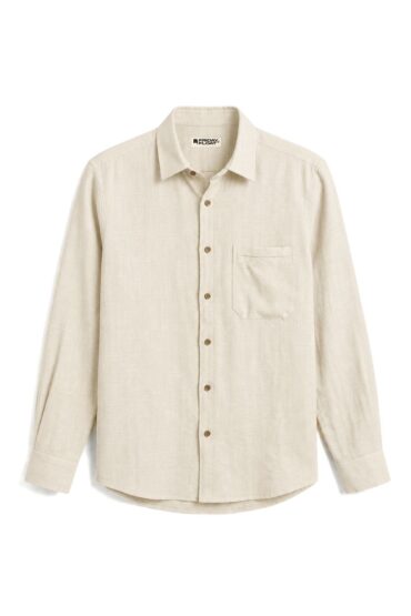 The Coconut Cream Cotton-Linen Shirt