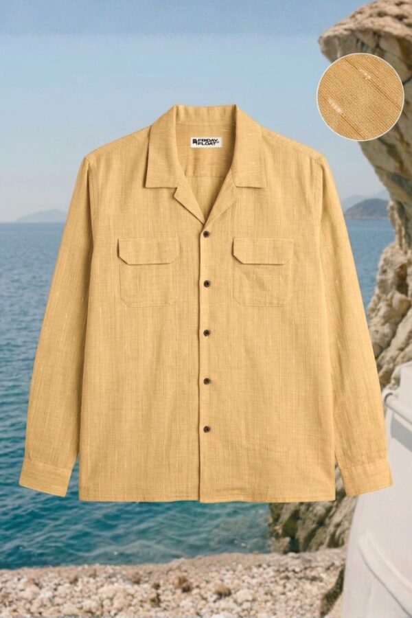 The Sunlit Pinstripe Khadi Shirt