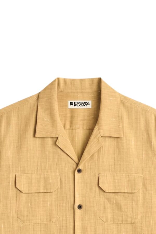 The Sunlit Pinstripe Khadi Shirt