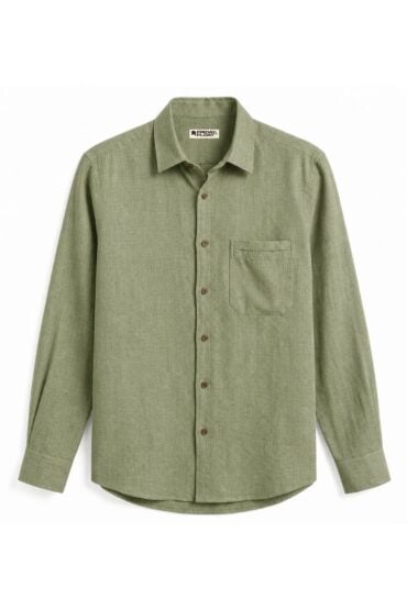 The Canopy Sage Cotton-Linen Shirt