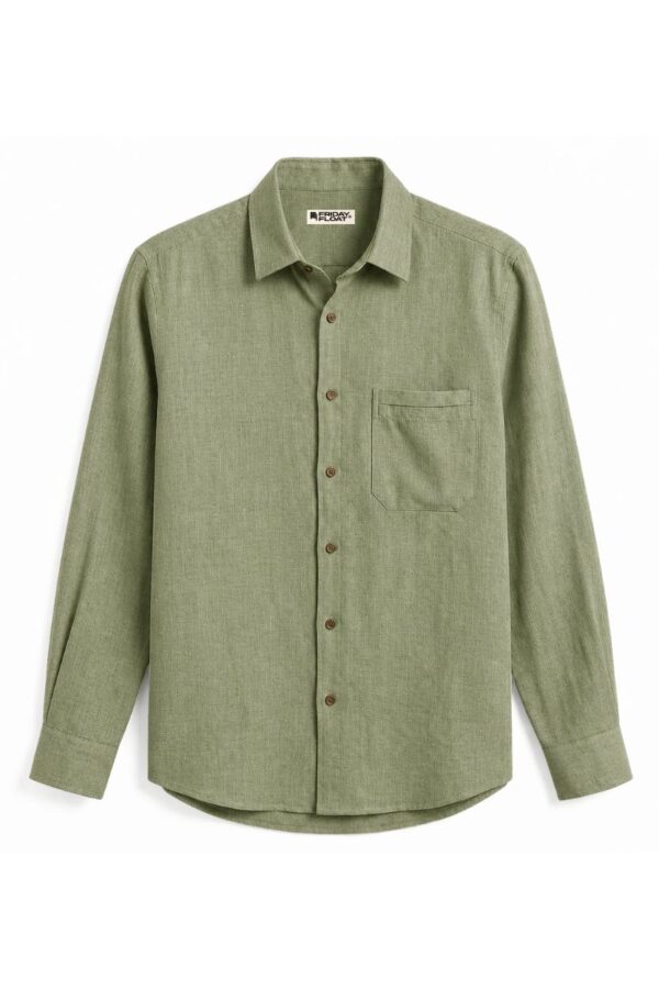 The Canopy Sage Cotton-Linen Shirt
