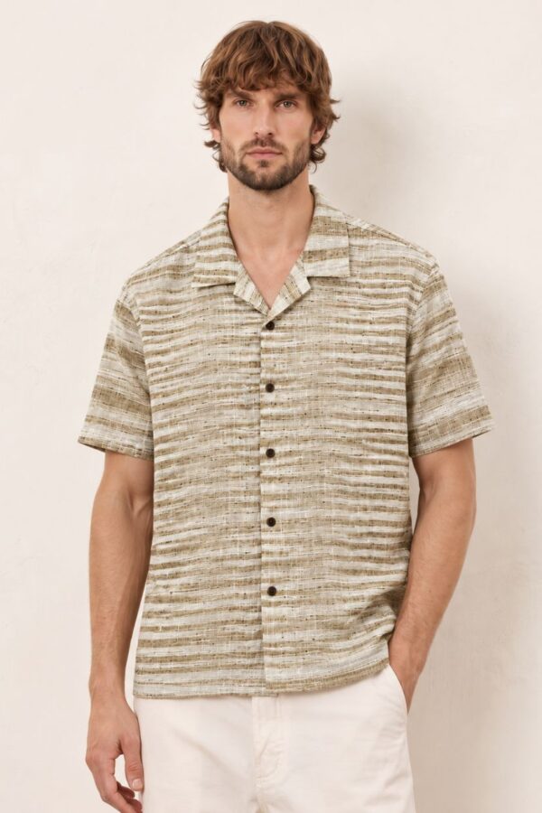 The Desert Sand Plaid Khadi Shirt