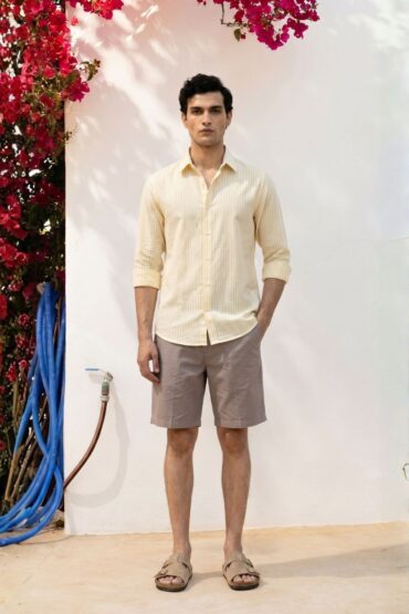 The Primrose Katha-Stitch Khadi Shirt